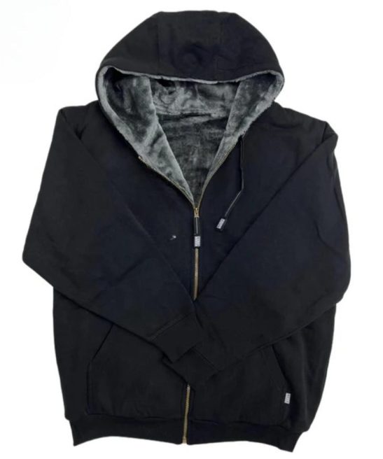 Cozy Lined Zip Up Hoodie