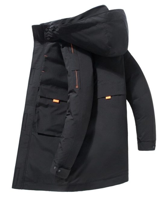 Men's Winter Long Warm Down Jacket