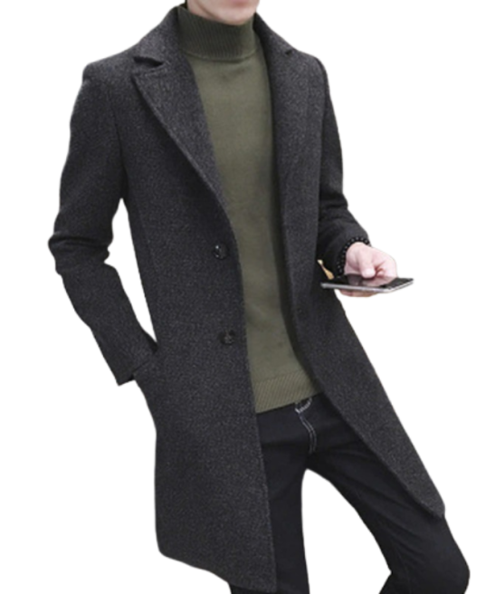 Men's Thick Fashion Warm Long Coat