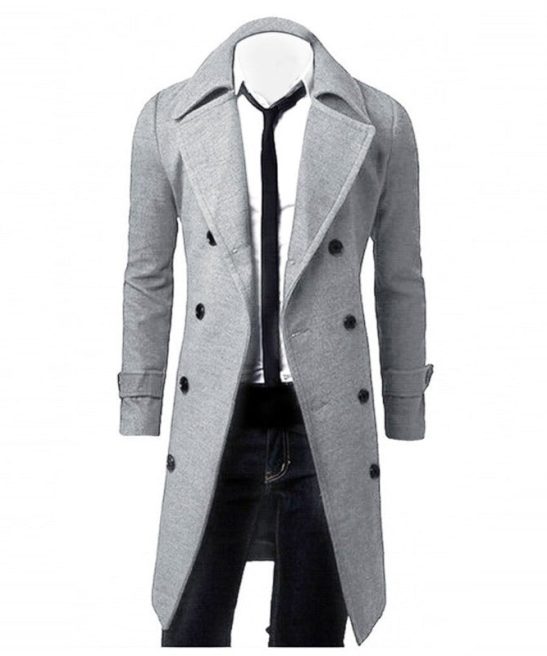 Men's Slim Fit Long Comfortable Warm Coat